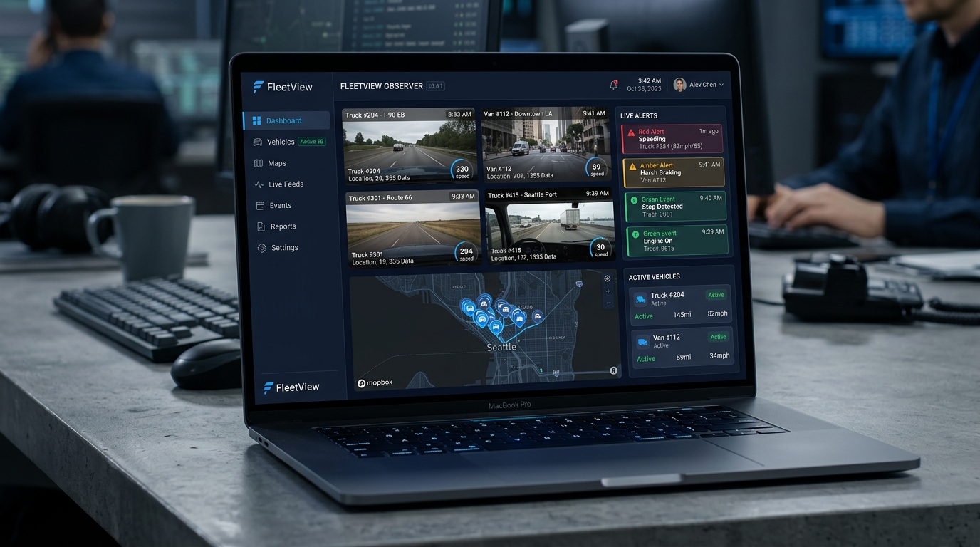 Fleet management cloud dashboard